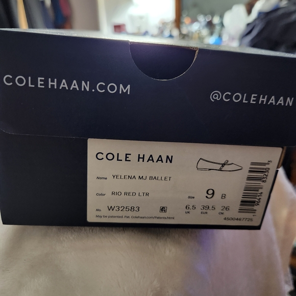 Cole Haan Red Loafers Flats Size 9. - Picture 4 of 4